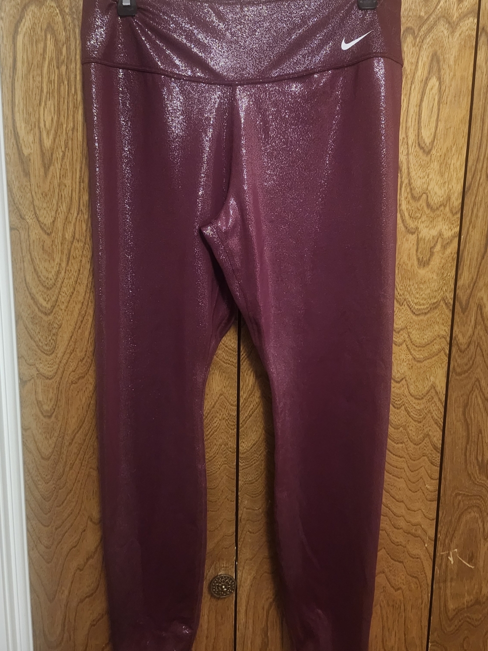 Nike Kids Metallic Plum Leggings